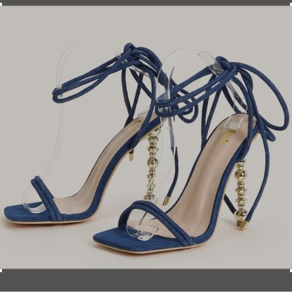 Denim Heels